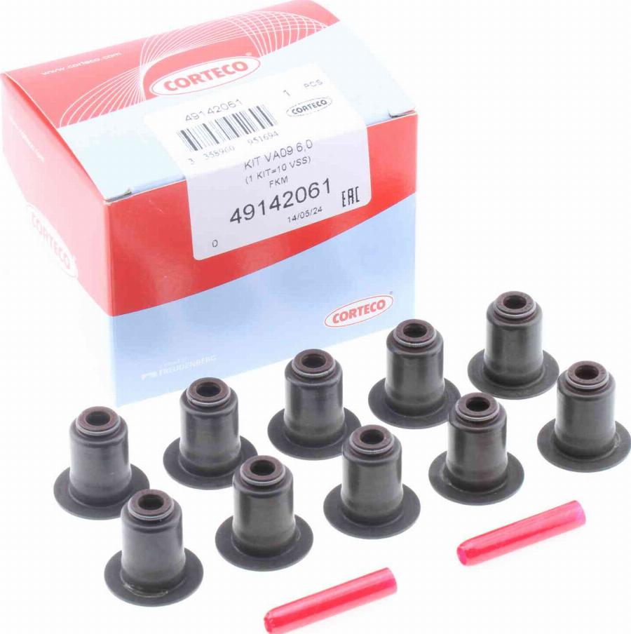 Corteco 49142061 - Kit guarnizioni, Stelo valvola www.autoricambit.com