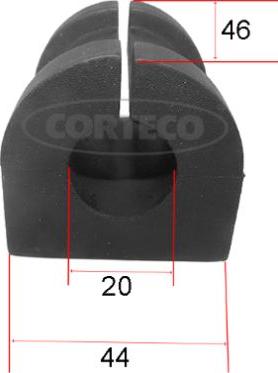 Corteco 49363595 - Bronzina cuscinetto, Barra stabilizzatrice www.autoricambit.com