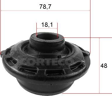 Corteco 49371621 - Silent Block, Supporto Braccio Oscillante www.autoricambit.com