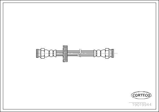 Corteco 19019944 - Flessibile del freno www.autoricambit.com