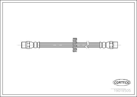 Corteco 19019505 - Flessibile del freno www.autoricambit.com