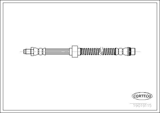 Corteco 19019115 - Flessibile del freno www.autoricambit.com