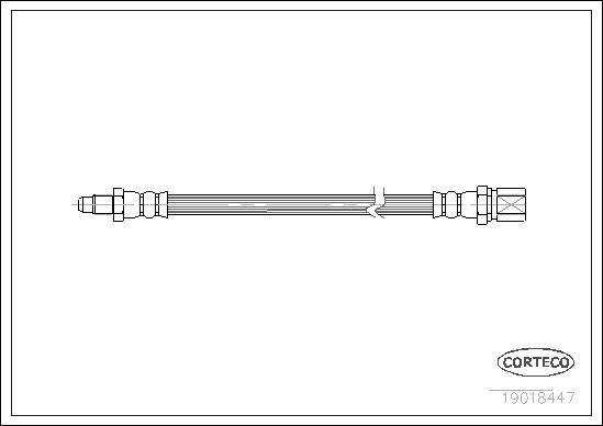 Corteco 19018447 - Flessibile del freno www.autoricambit.com