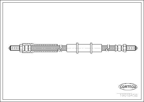 Corteco 19018458 - Flessibile del freno www.autoricambit.com