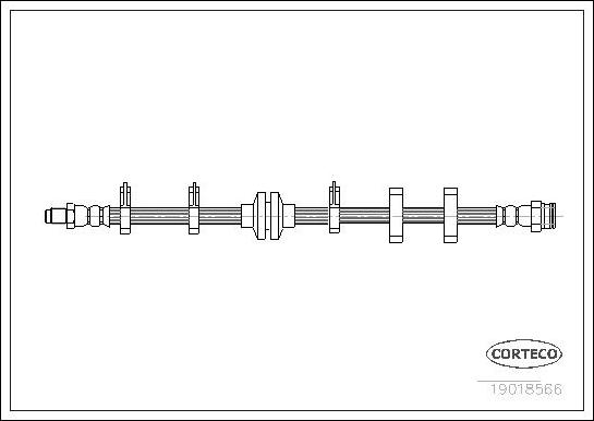 Corteco 19018566 - Flessibile del freno www.autoricambit.com