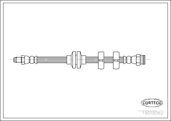 Corteco 19018562 - Flessibile del freno www.autoricambit.com