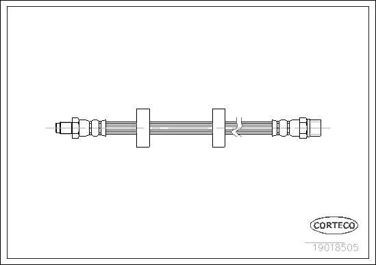 Corteco 19018505 - Flessibile del freno www.autoricambit.com