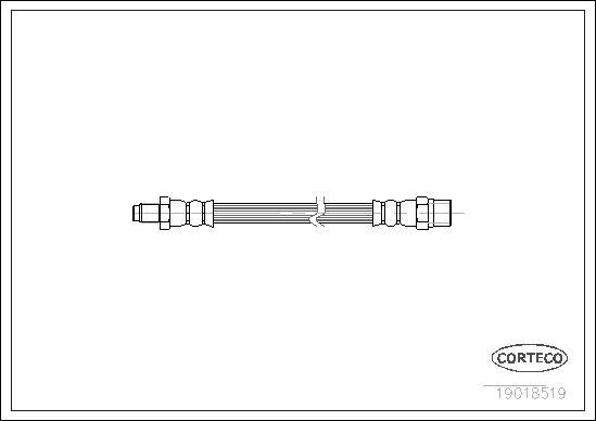 Corteco 19018519 - Flessibile del freno www.autoricambit.com