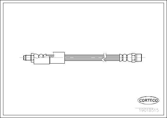 Corteco 19018515 - Flessibile del freno www.autoricambit.com