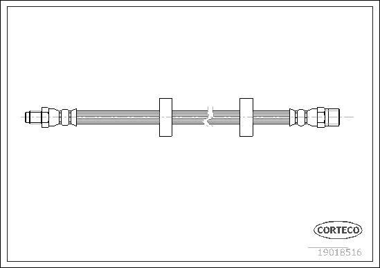 Corteco 19018516 - Flessibile del freno www.autoricambit.com