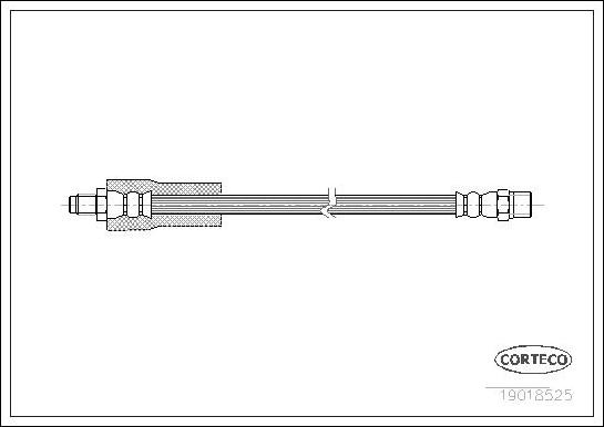 Corteco 19018525 - Flessibile del freno www.autoricambit.com