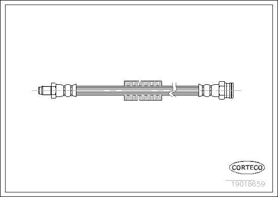 Corteco 19018659 - Flessibile del freno www.autoricambit.com