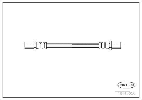 Corteco 19018656 - Flessibile del freno www.autoricambit.com