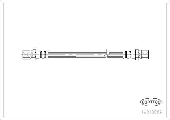 Corteco 19018689 - Flessibile del freno www.autoricambit.com