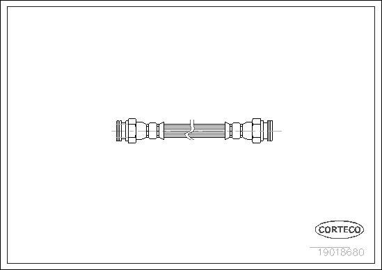 Corteco 19018680 - Flessibile del freno www.autoricambit.com