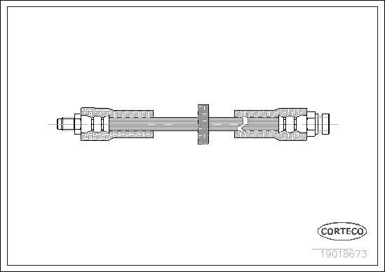 Corteco 19018673 - Flessibile del freno www.autoricambit.com