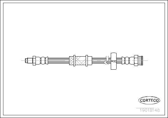 Corteco 19018148 - Flessibile del freno www.autoricambit.com