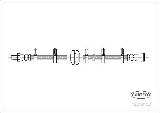 Corteco 19018152 - Flessibile del freno www.autoricambit.com