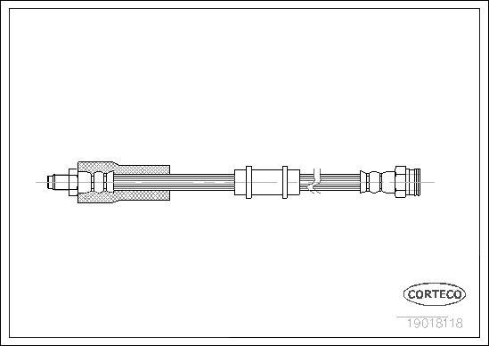 Corteco 19018118 - Flessibile del freno www.autoricambit.com