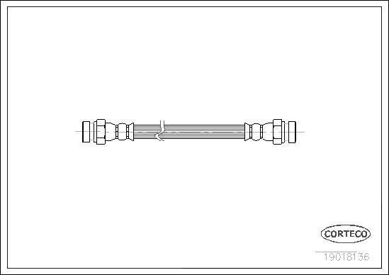 Corteco 19018136 - Flessibile del freno www.autoricambit.com