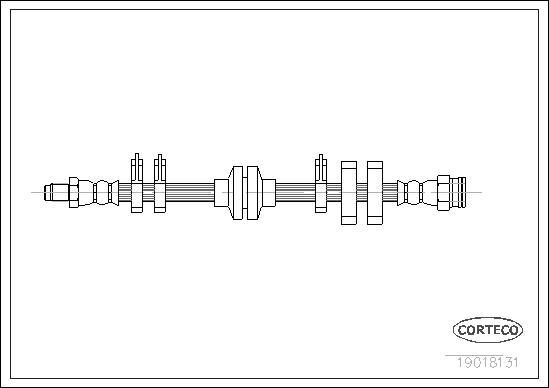 Corteco 19018131 - Flessibile del freno www.autoricambit.com