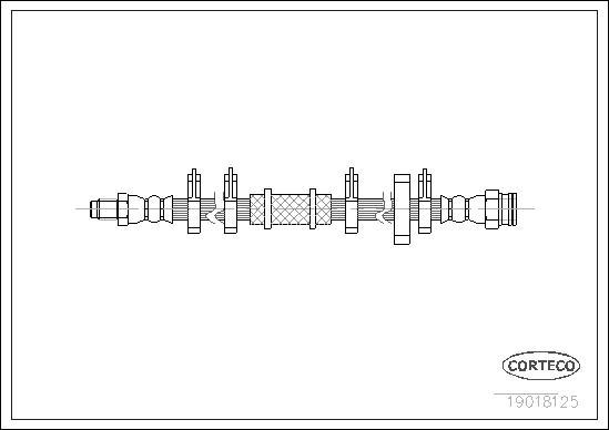 Corteco 19018125 - Flessibile del freno www.autoricambit.com