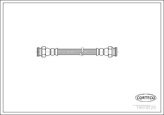 Corteco 19018120 - Flessibile del freno www.autoricambit.com