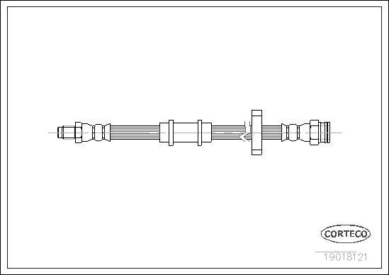 Corteco 19018121 - Flessibile del freno www.autoricambit.com