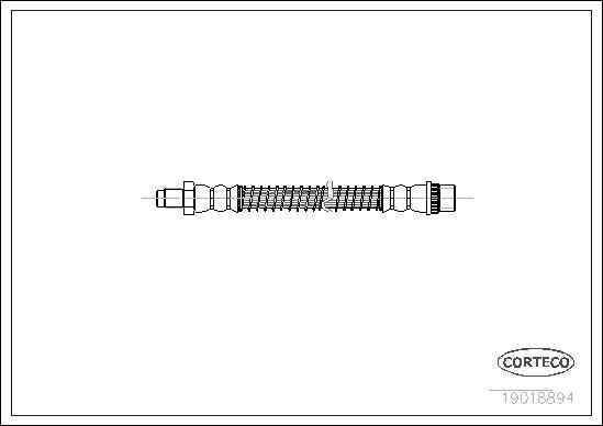 Corteco 19018894 - Flessibile del freno www.autoricambit.com