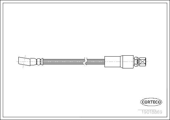 Corteco 19018869 - Flessibile del freno www.autoricambit.com