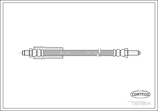 Corteco 19018804 - Flessibile del freno www.autoricambit.com