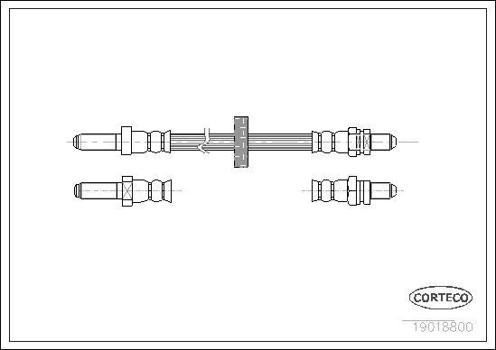 Corteco 19018800 - Flessibile del freno www.autoricambit.com