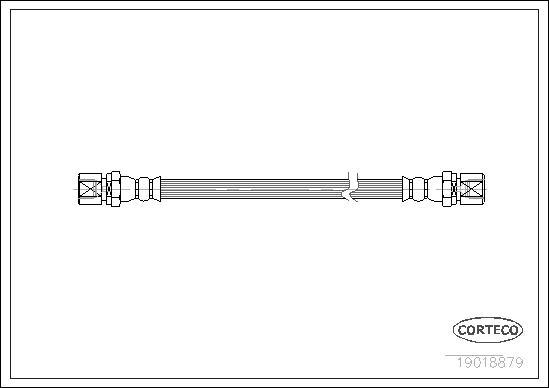 Corteco 19018879 - Flessibile del freno www.autoricambit.com