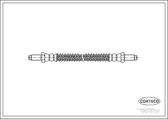 Corteco 19018751 - Flessibile del freno www.autoricambit.com