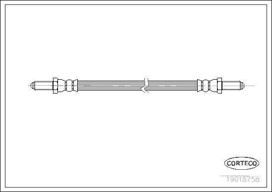 Corteco 19018758 - Flessibile del freno www.autoricambit.com