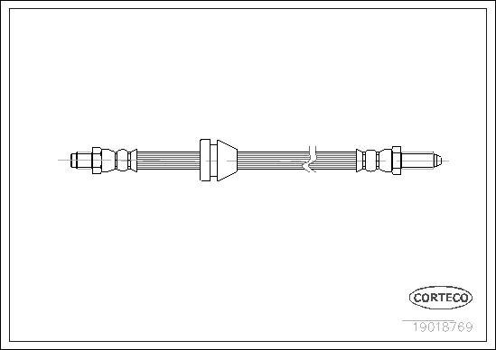 Corteco 19018769 - Flessibile del freno www.autoricambit.com