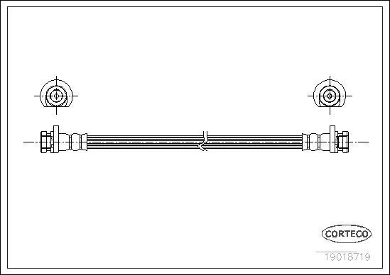 Corteco 19018719 - Flessibile del freno www.autoricambit.com