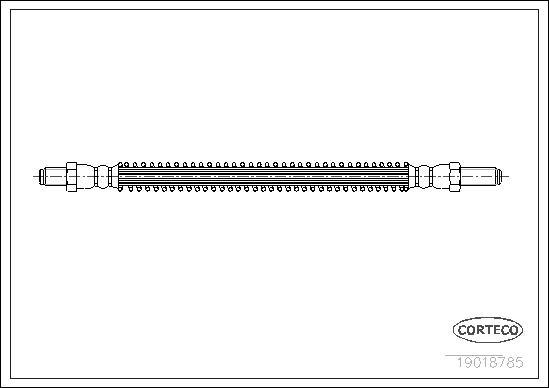 Corteco 19018785 - Flessibile del freno www.autoricambit.com