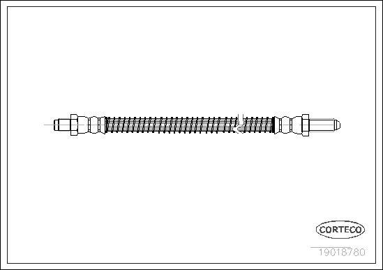 Corteco 19018780 - Flessibile del freno www.autoricambit.com