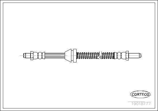 Corteco 19018777 - Flessibile del freno www.autoricambit.com