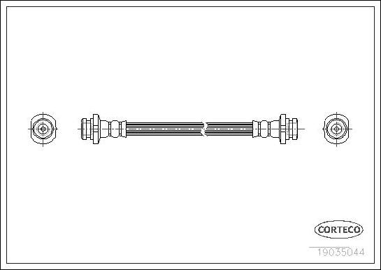 Corteco 19035044 - Flessibile del freno www.autoricambit.com