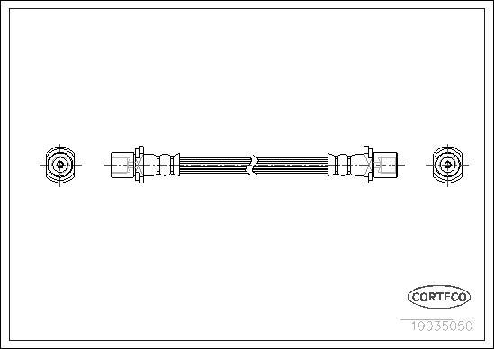 Corteco 19035050 - Flessibile del freno www.autoricambit.com