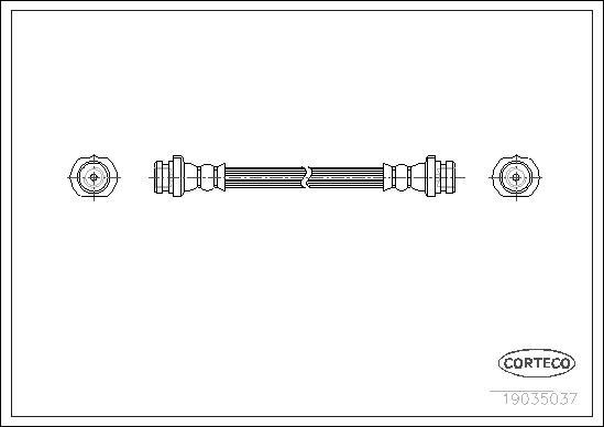 Corteco 19035037 - Flessibile del freno www.autoricambit.com