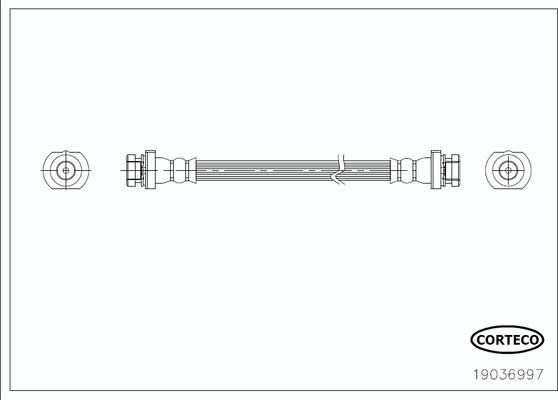 Corteco 19036997 - Flessibile del freno www.autoricambit.com