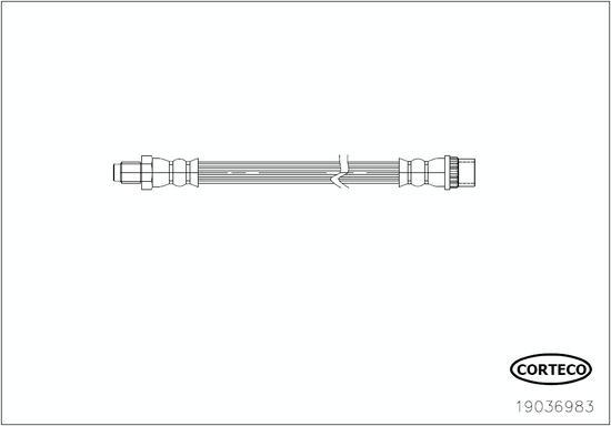 Corteco 19036983 - Flessibile del freno www.autoricambit.com