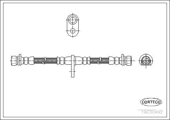 Corteco 19030492 - Flessibile del freno www.autoricambit.com