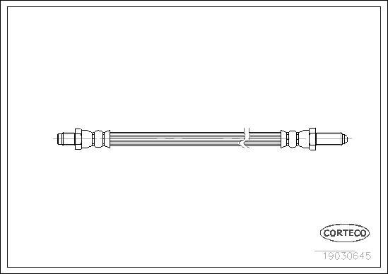 Corteco 19030645 - Flessibile del freno www.autoricambit.com