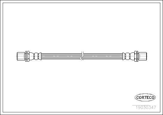 Corteco 19030347 - Flessibile del freno www.autoricambit.com