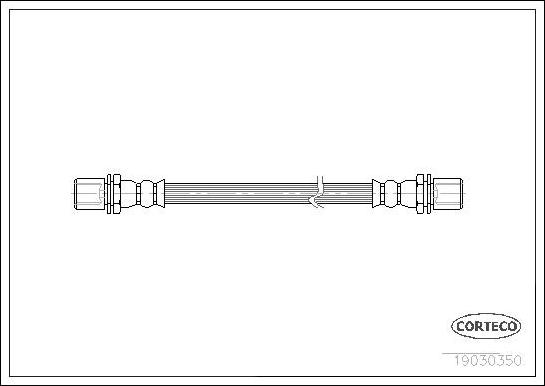 Corteco 19030350 - Flessibile del freno www.autoricambit.com