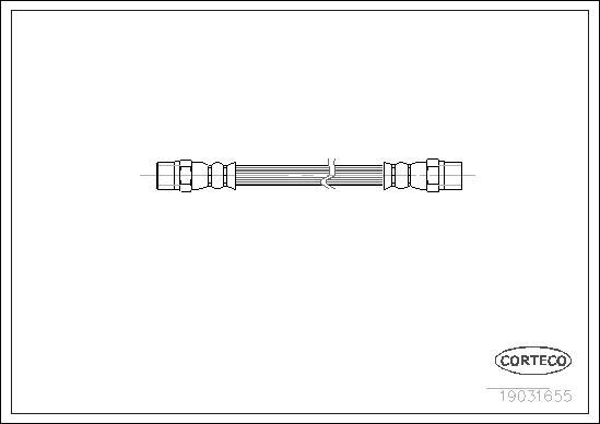 Corteco 19031655 - Flessibile del freno www.autoricambit.com